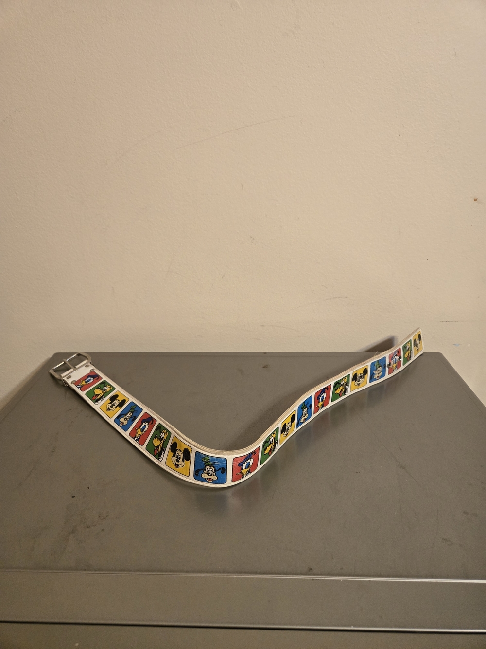 Disney Mickey Mouse Belt Vintage Cartoon Character Belt